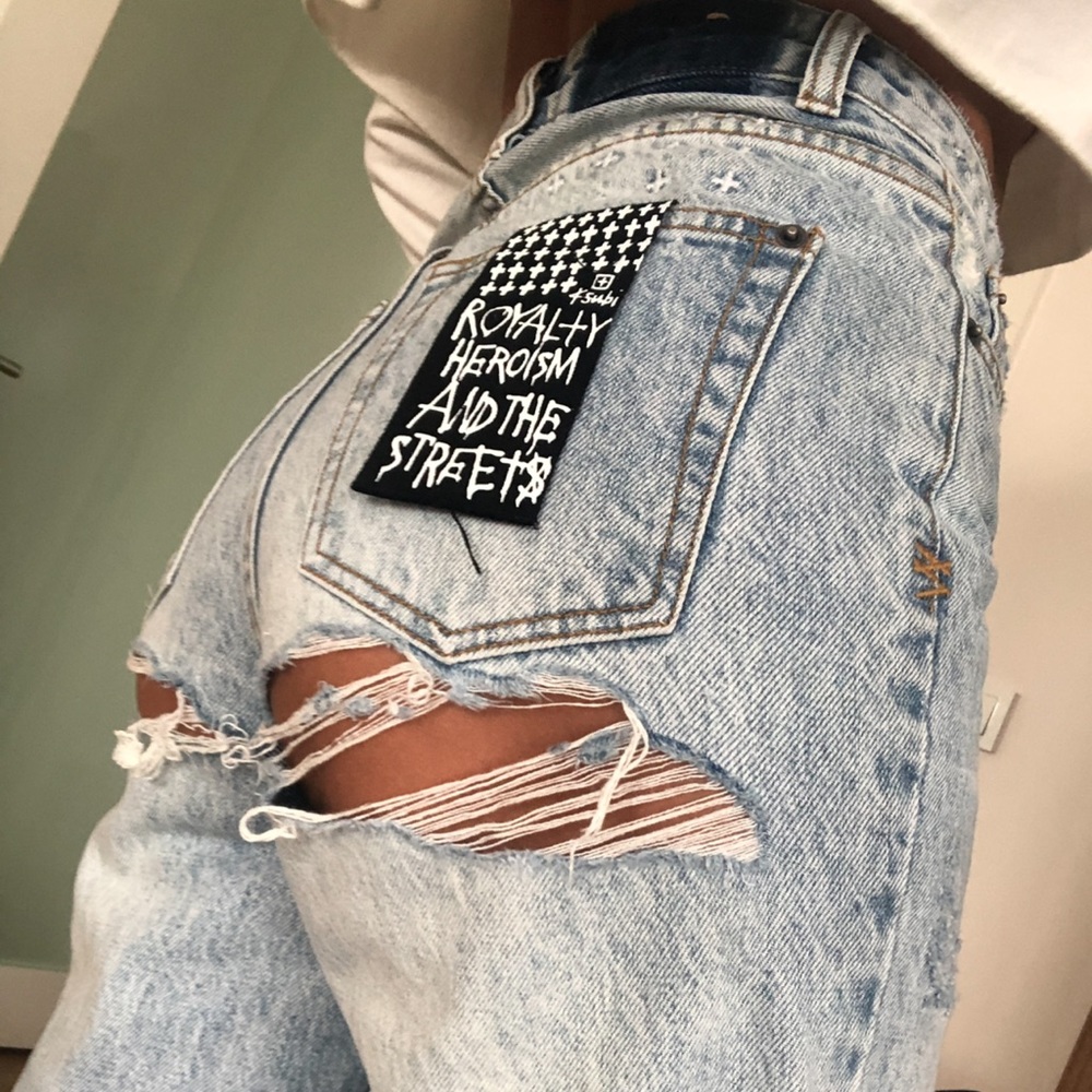 Ksubi Playback jeans size 24 - ripped